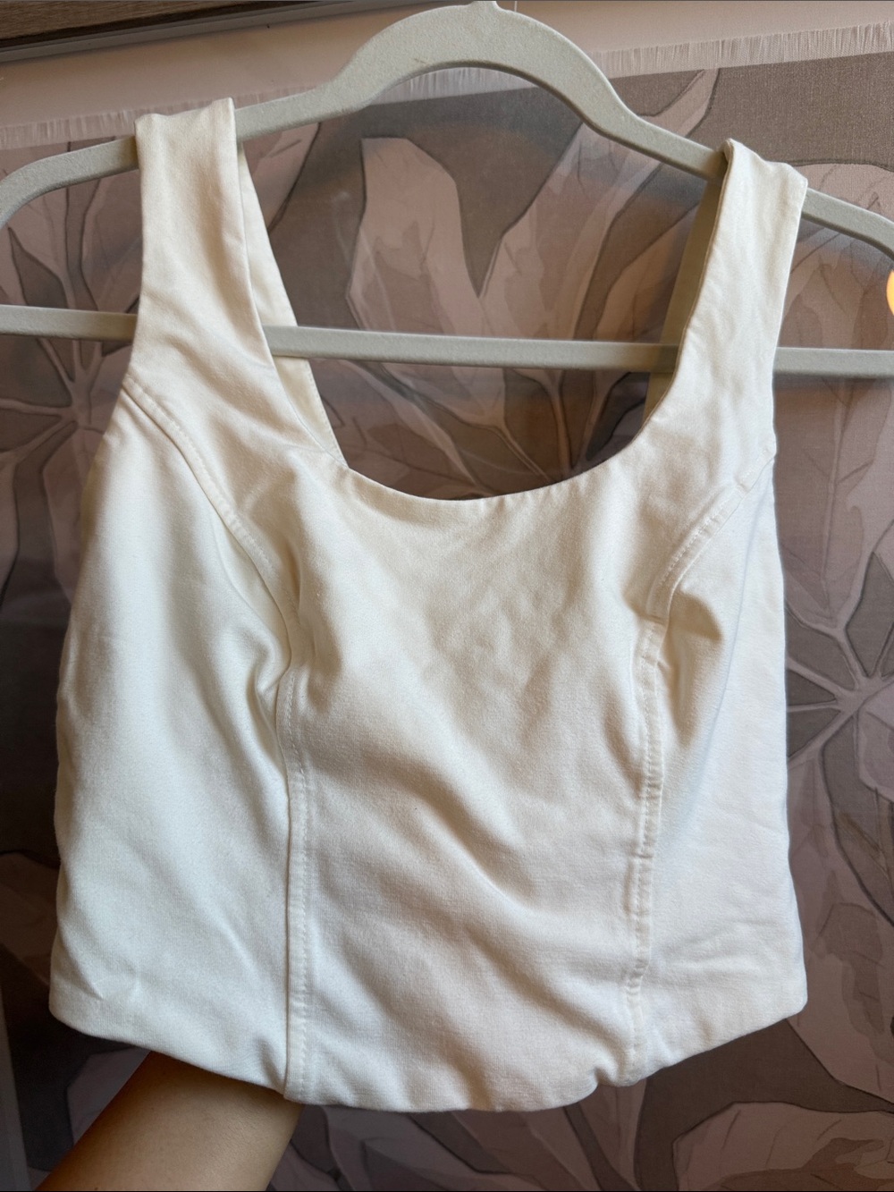AYM | White Crop Top | Size S